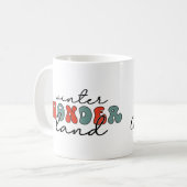 Winter Wonderland Kerstmis Koffiemok (Voorkant links)