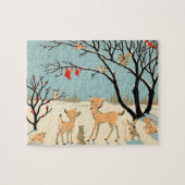 Winter Wonderland Kerstmis Puzzle Legpuzzel (Horizontaal)