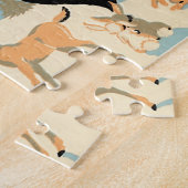 Winter Wonderland Kerstmis Puzzle Legpuzzel (Zijkant)