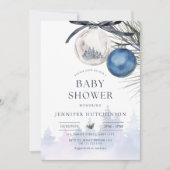 Winter Wonderland Kerstneutraal Baby shower Kaart (Voorkant)