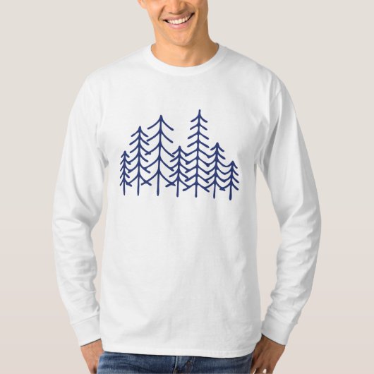 "Winter Wonderland" kerstontwerp T-shirt (Voorkant)