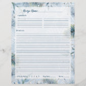 Winter Wonderland kerstrecept Multomap inserts Flyer (Achterkant)