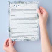 Winter Wonderland kerstrecept Multomap inserts Flyer (Hand)