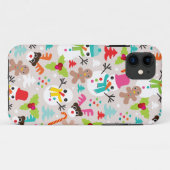 Winter wonderland kerstschildering iphone Case-Mate iPhone case (Achterkant (horizontaal))