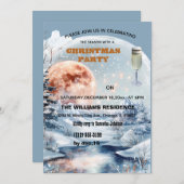 Winter Wonderland Kerstuitnodiging Kaart (Voorkant / Achterkant)