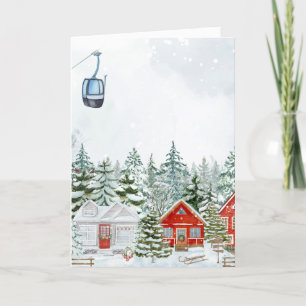 Winter wonderland kerstverhaal feestdagen kaart
