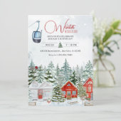 Winter wonderland kerstverhaal  kaart (Staand voorkant)