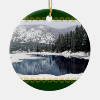 Winter Wonderland, kerstversiering Keramisch Ornament
