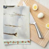 Winter Wonderland keukenhanddoek (Quarter Fold)