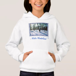"Winter Wonderland" Kinderen Hoodie Sweatshirt