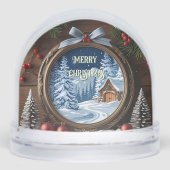 Winter Wonderland Klantwaardering Cadeau Sneeuwbol (Voorkant)