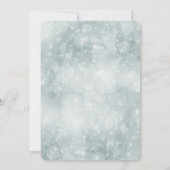 Winter wonderland koel zoet 16party kaart (Achterkant)