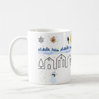 Winter wonderland koffie mok