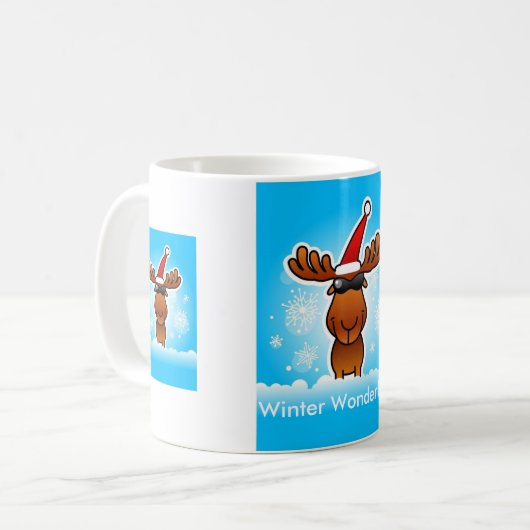 Winter Wonderland Koffiemok (Voorkant links)