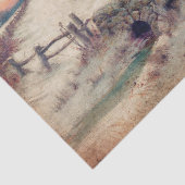 Winter Wonderland-kwestie of ontkoppelpapier Tissuepapier (Detail)