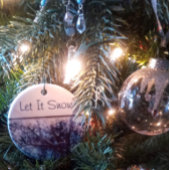 Winter Wonderland "Laat het Sneeuwen" Ornament