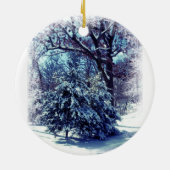Winter Wonderland "Laat het Sneeuwen" Ornament (Achterkant)