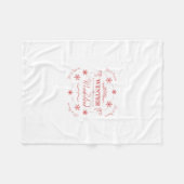 Winter Wonderland Laat het Snow Ski Season Kerstmi Fleece Deken (Voorkant (Horizontaal))