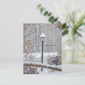 Winter Wonderland - Lamp Post Briefkaart (Staand voorkant)