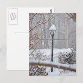 Winter Wonderland - Lamp Post Briefkaart (Voorkant / Achterkant)