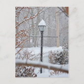 Winter Wonderland - Lamp Post Briefkaart (Voorkant)