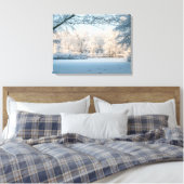 Winter Wonderland Landschap Foto Canvas Print (Insitu (Slaapkamer))