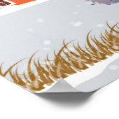 Winter Wonderland:  landschap. Poster (Hoek)