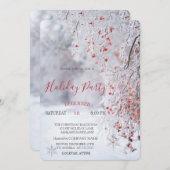 Winter Wonderland Landschap Snow Kerstmis Kaart (Voorkant / Achterkant)