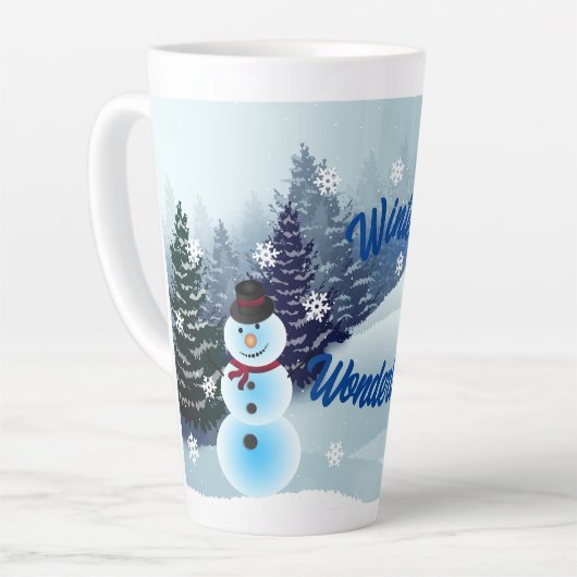Winter Wonderland Latte Mok (Linkerhoek)