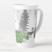 Winter Wonderland Latte Mok - Groen (Rechterhoek)