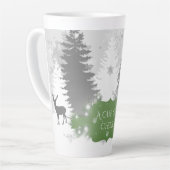 Winter Wonderland Latte Mok - Groen (Linkerhoek)