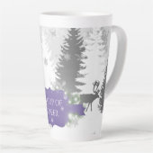 Winter Wonderland Latte Mok - Paars (Rechterhoek)