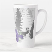 Winter Wonderland Latte Mok - Paars (Rechts)