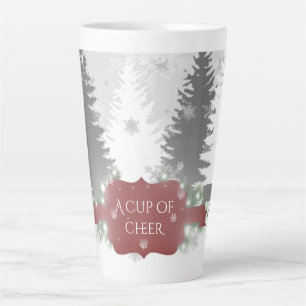 Winter Wonderland Latte Mok - Rood