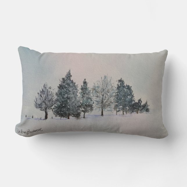 Winter Wonderland Lenden Kussenhoes Kussen (Voorkant)