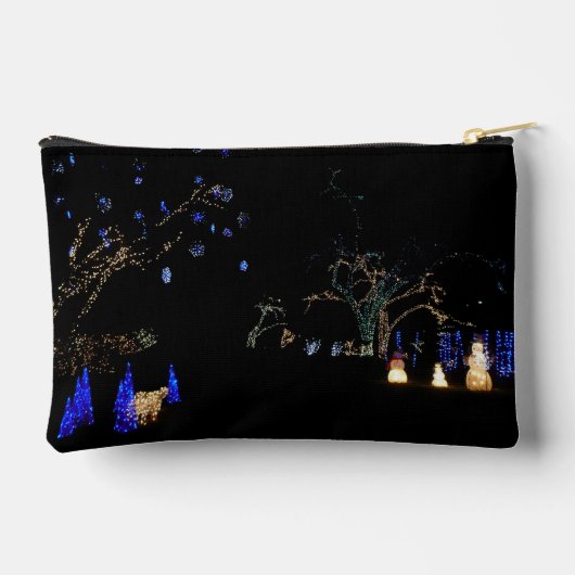 Winter Wonderland Lights Blue en White Holiday Etui (Achterkant)