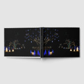 Winter Wonderland Lights Blue en White Holiday Gastenboek (Volledig)