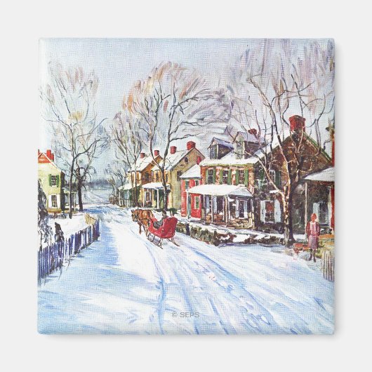 Winter Wonderland Magneet (Voorkant)