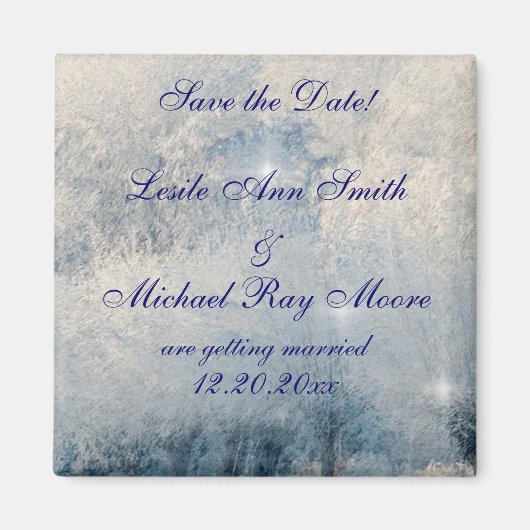 Winter Wonderland Magneet (Voorkant)