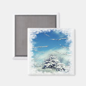 Winter Wonderland Magneet (Voorkant / Achterkant)