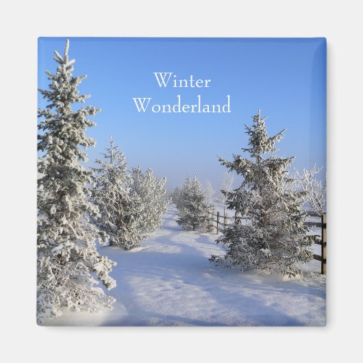 Winter Wonderland Magnet (Voorkant)