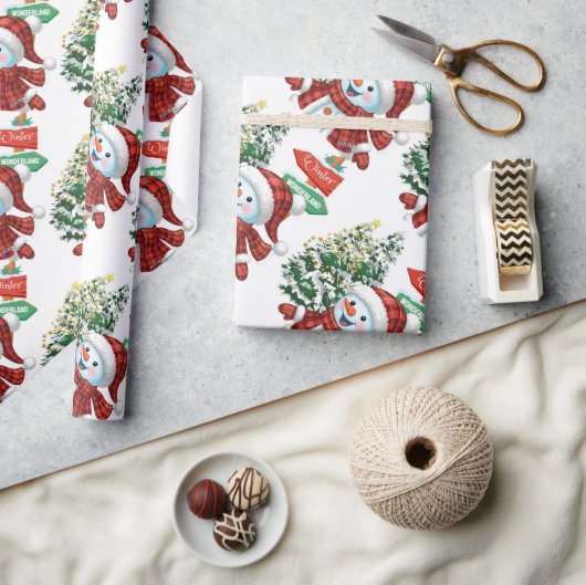 Winter Wonderland - Mat Inpakpapier (Crafts)