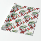 Winter Wonderland - Matte Wrapping Paper Cadeaupapier (Uitgerold)
