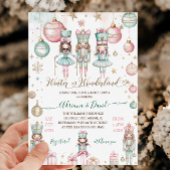 Winter Wonderland Meisje Roze Baby shower Kaart
