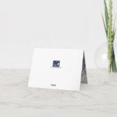 Winter Wonderland (met een adelaar) Feestdagen Kaart (Achterkant)