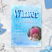 Winter Wonderland met foto Kaart