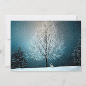 Winter Wonderland met konijn (Voorkant)