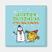 Winter Wonderland met Little Miss Sunshine Magneet (Voorkant)