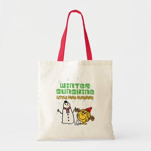 Winter Wonderland met Little Miss Sunshine Tote Bag (Voorkant)