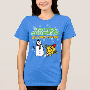 Winter Wonderland met Little Miss Sunshine Tri-Blend Shirt